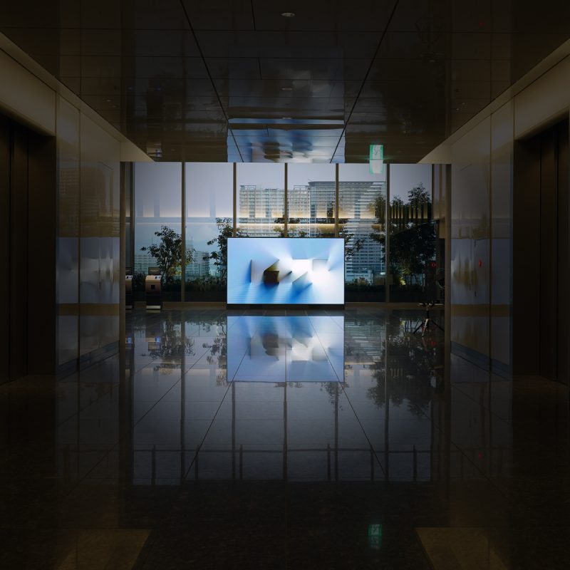 KDDI新本社レセプションエリア映像演出(高輪ゲートウェイシティ)